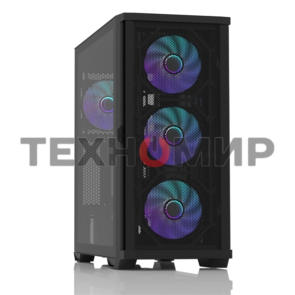 Компьютерный корпус ZALMAN Z10 DUO, ATX, BLACK, WINDOW, 2x3.5