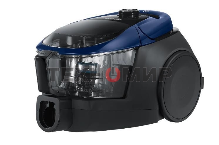 Пылесос Samsung SC18M3120VB синий, 380/1800 Вт, уборка сухая, пылесборник контейнер 2 л