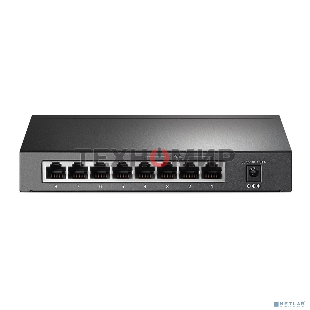 Коммутатор TP-Link SMB TL-SG1008P Коммутатор 8-port Gigabit Switch с 4 портами РоЕ