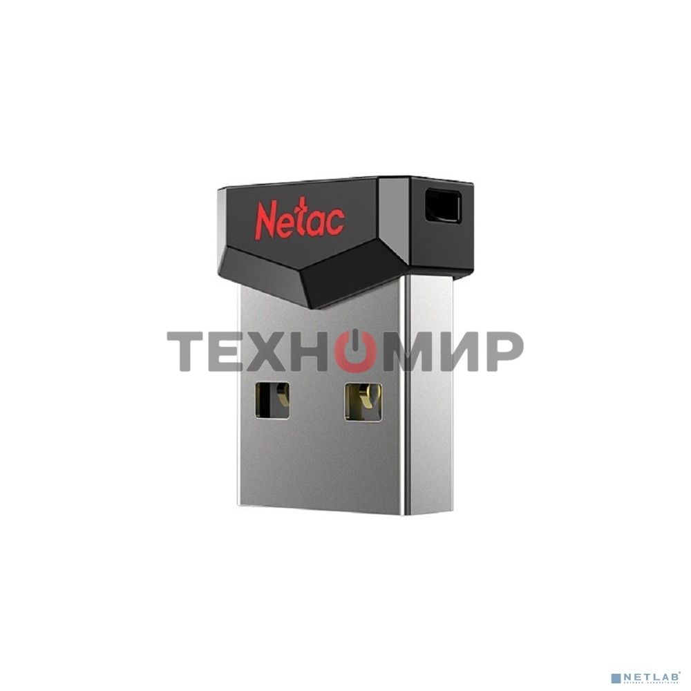 Флешка USB Netac UM81 (NT03UM81N-016G-20BK), 16Gb, USB 2.0, R/W 30/10, черный/красный