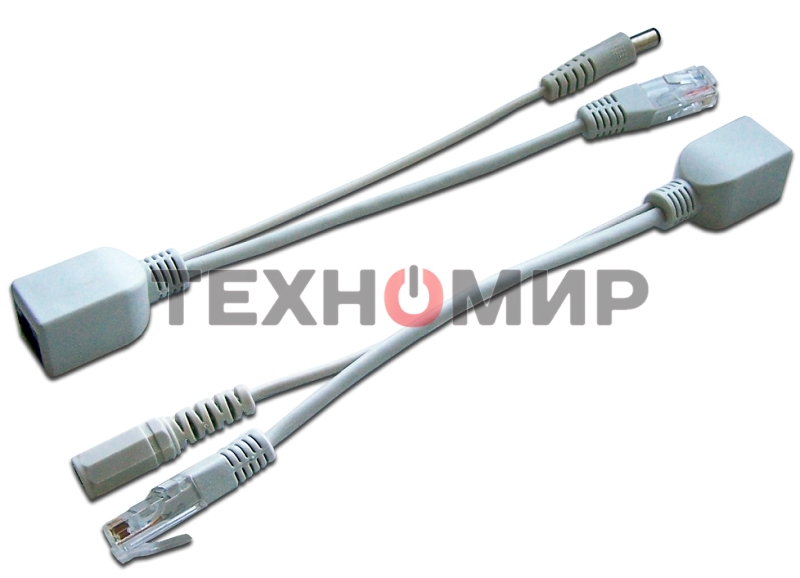 Пассивный комплект POE (PSE+PD), разъем питания 2.1 мм