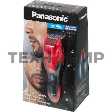 Машинка для стрижки Panasonic ER-GB40 красный (насадок в компл:1шт)