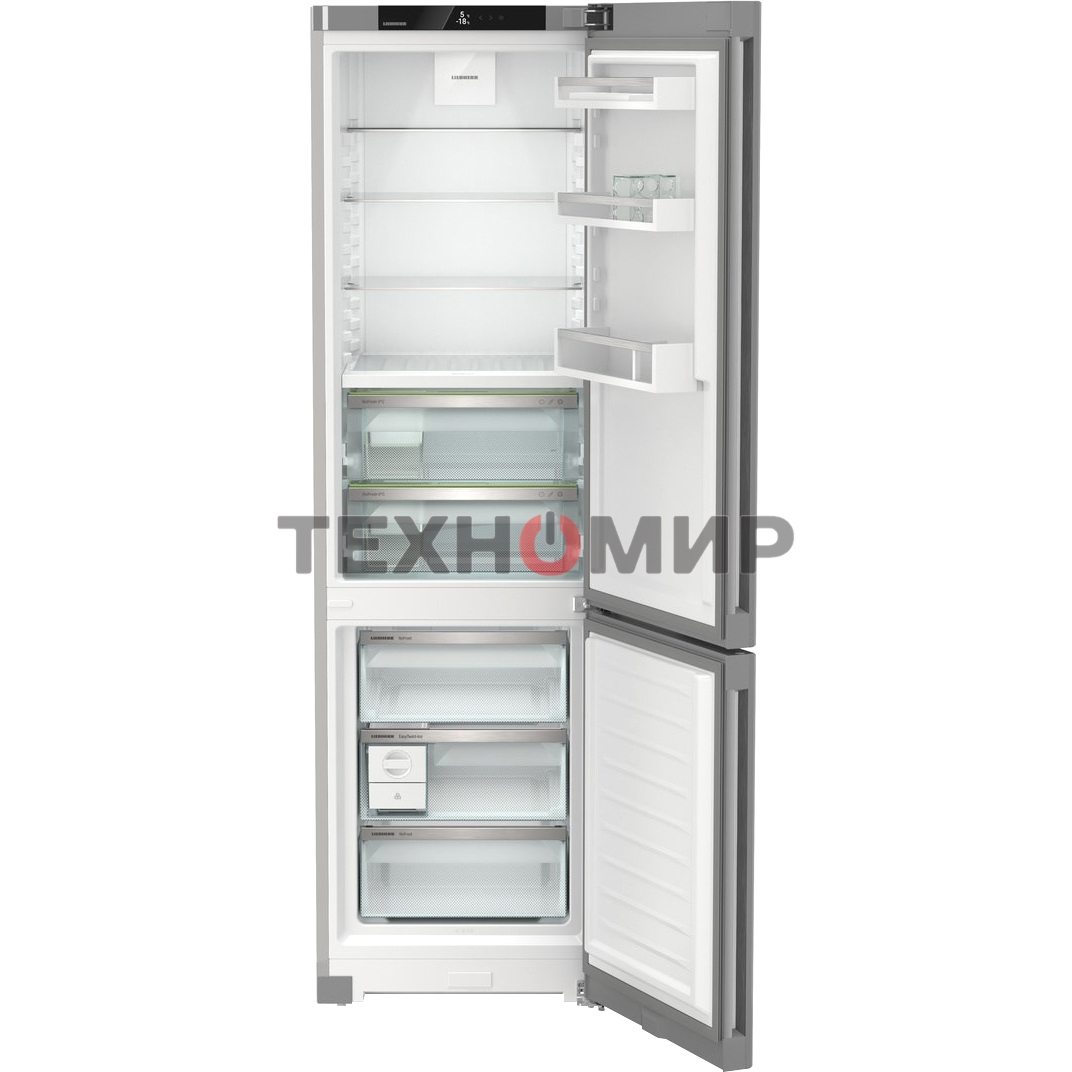 Холодильник Liebherr CBNsfc 57vi-22 001 серебристый двухкамерный 255/94л морозилка снизу, No Frost