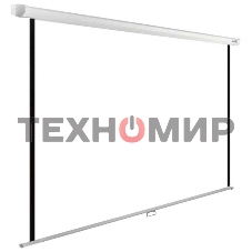 Экран Cactus 240x240 см WallExpert CS-PSWE-240x240-WT 1:1 настенно-потолочный рулонный
