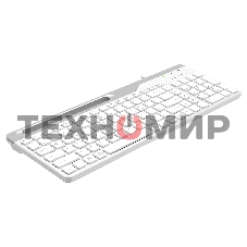 Клавиатура проводная A4Tech Fstyler FK25, USB, белый/серый