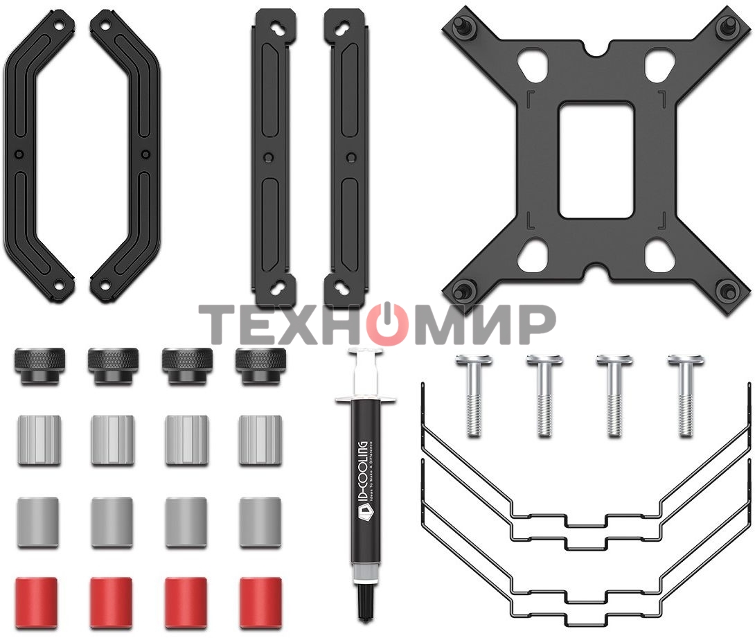 Кулер ID-COOLING SE-224-XTS черный 120мм алюминий/медь 1500rpm 29db 4-pin 220W 151мм