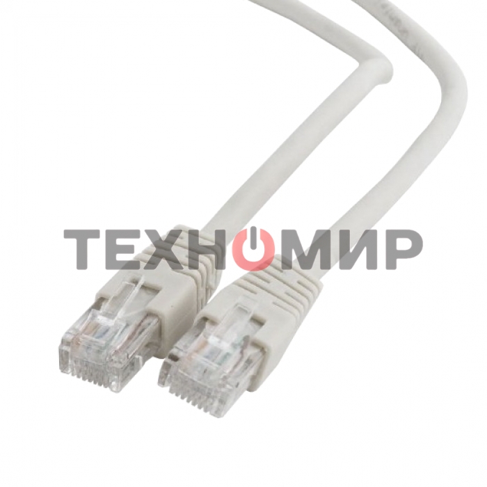 Патч-корд UTP Cablexpert cat.6, 3м, литой, многожильный, серый