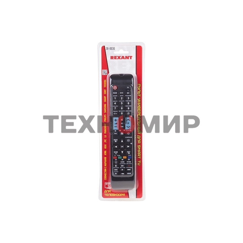 Универсальный пульт дистанционного управления Rexant для телевизора с функцией SMART TV (ST-01)