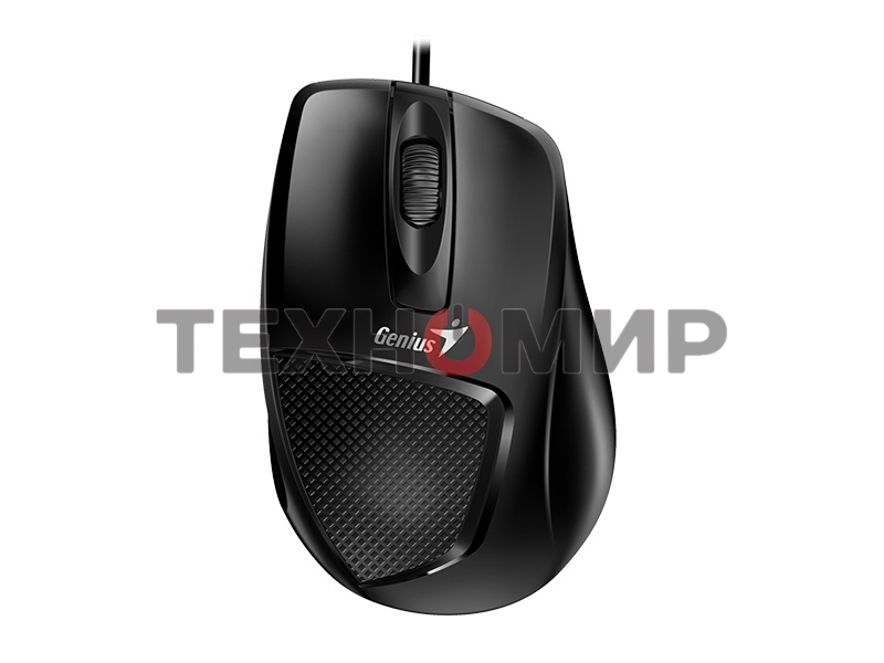 Мышь проводная Genius DX-150X черный, 1000 dpi, USB, кнопки - 3