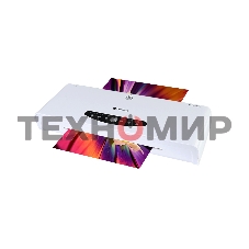 Ламинатор Гелеос ЛМА44В белый/черный A4 (60-250мкм) 30 см/мин (4 вал.) хол.лам. лам.фото реверс