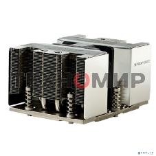 Радиатор для процессора Ablecom ACL-S22130 серебристый, 60 мм, алюминий/медь, 10000 об/мин, 52 дБ, 400 Вт, 64 мм