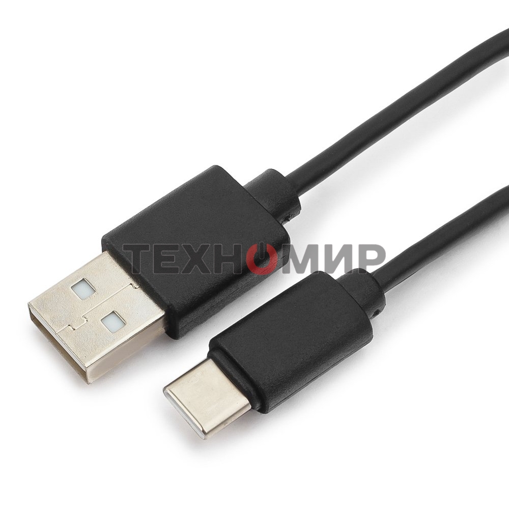 Кабель USB Гарнизон GCC-USB2-AMCM-0.3M, USB2.0 AM/USB3.1 Type-C, 0.3м, пакет