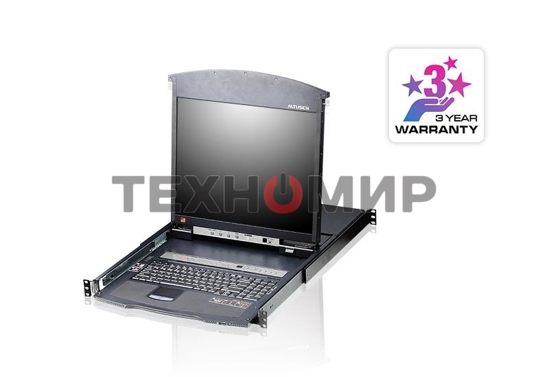 KVM консоль с переключателем ATEN CAT5 KVM/LCD 17