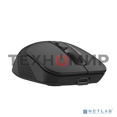 Мышь беспроводная A4Tech Fstyler FB10C черный, 2000 dpi, радиоканал, Bluetooth, USB, кнопки - 4