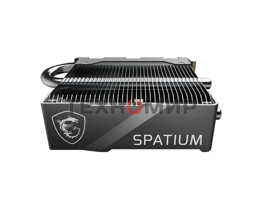 Накопитель SSD MSI 4Tb SPATIUM M580 FROZR,M.2(22x80мм), NVMe, PCIe 5.0 x4, 3D TLC, R/W 14100/12600, IOPs -/-, DRAM buffer 8192, TbW 3000, DWPD 0.38, with Heat Spreader (5 лет)