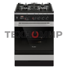 Плита газовая Gefest ПГ 6500-04 0169 черный, конфорок 4 шт, духовка 52 л, 60 см x 85 см x 60 см