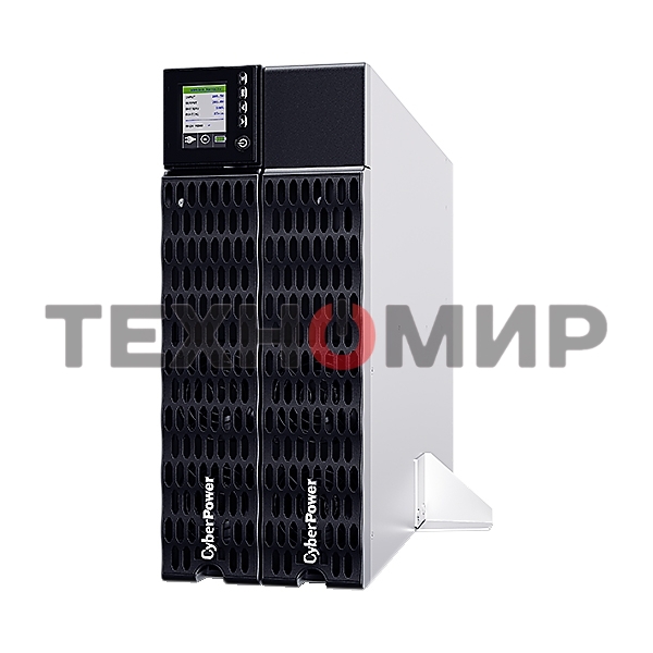 Источник бесперебойного питания UPS CyberPower OL8KERTHD Online 8000VA/8000W USB/RS-232/Dry/EPO/SNMPslot/BM/ENV/RJ11/45/ВБМ (6 IEC С13, 1 IEC C19, terminal)