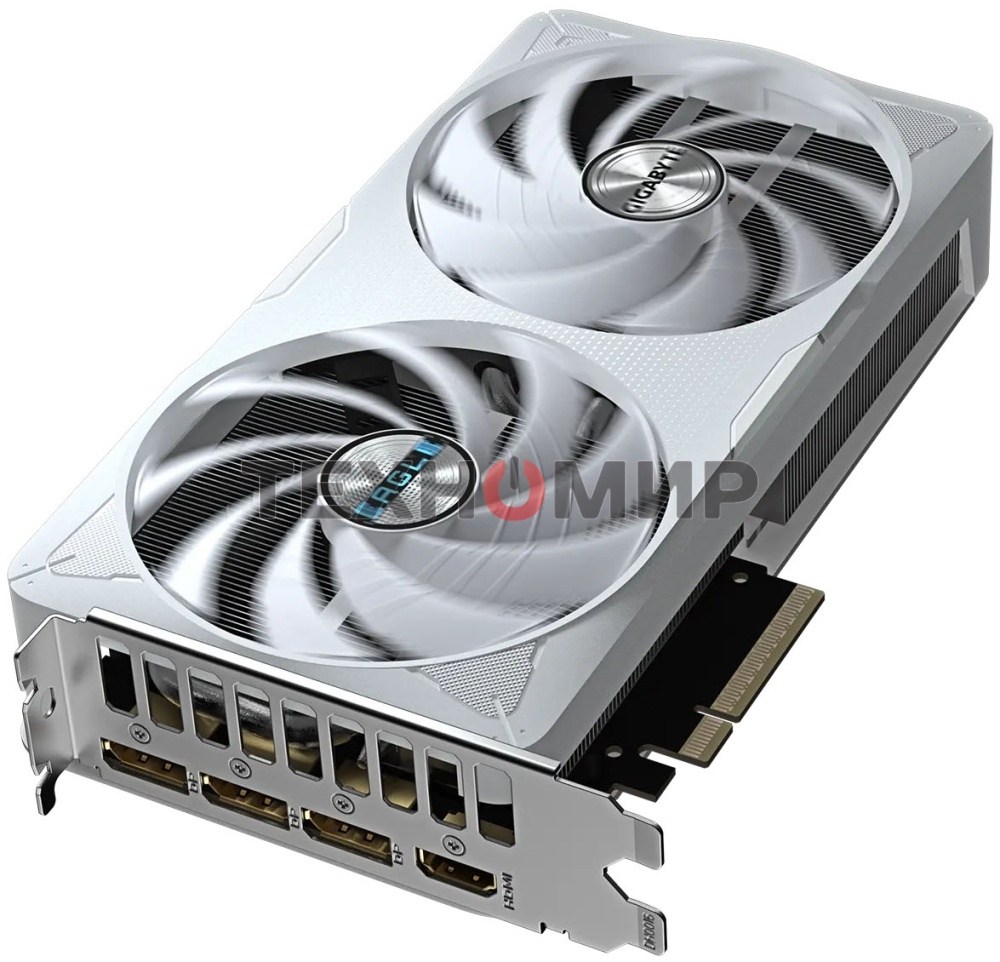 Видеокарта Gigabyte GeForce RTX 5060 Ti Eagle OC Ice, NVIDIA RTX 5060 Ti, 8 ГБ GDDR7, 128 бит, PCI-e 5.0, 1xHDMI, 3xDP, 2617 МГц