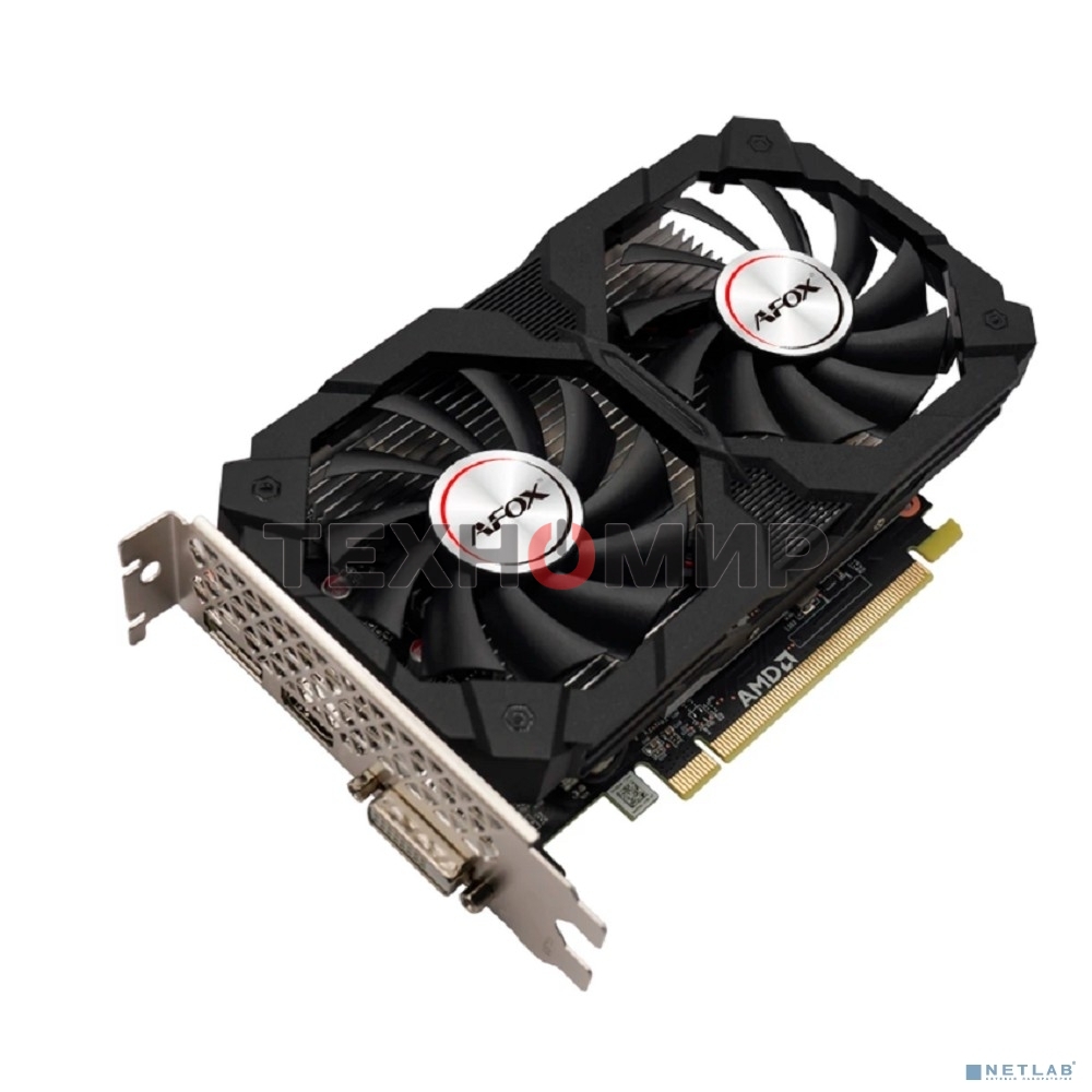 Видеокарта Afox RX550 4Gb GDDR5 128bit DVI DP HDMI 2FAN RTL
