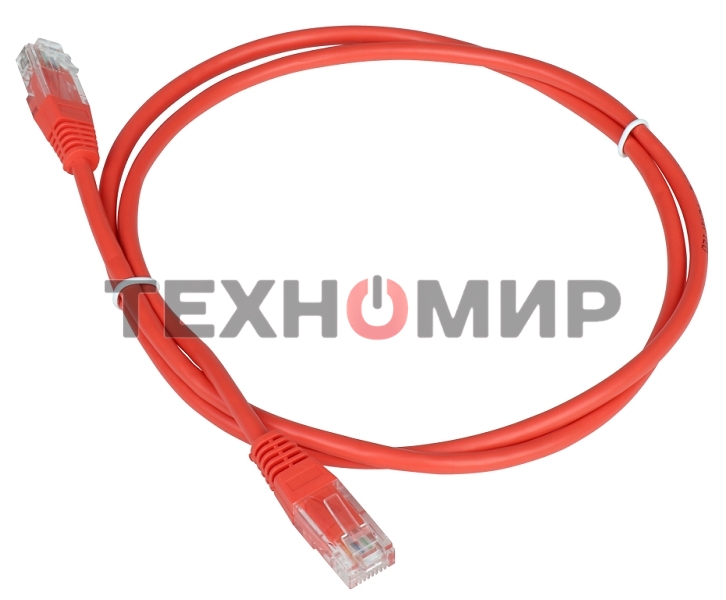 Патч-корд TWT UTP cat.5e, с заливными колпачками, 1.5 м, оранжевый