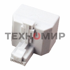 Компьютерный двойник Rexant RJ-45(8P-8C) (штекер - 2 гнезда)