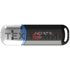Флешка USB ADATA C906 (AC906-32G-RBK), 32Gb, USB 2.0, R/W 15/5, черный/синий