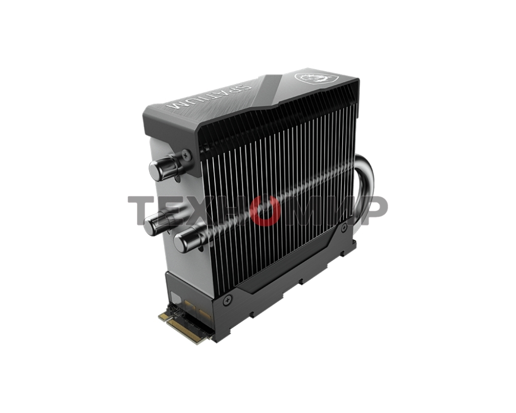 Накопитель SSD MSI 4Tb SPATIUM M580 FROZR,M.2(22x80мм), NVMe, PCIe 5.0 x4, 3D TLC, R/W 14100/12600, IOPs -/-, DRAM buffer 8192, TbW 3000, DWPD 0.38, with Heat Spreader (5 лет)