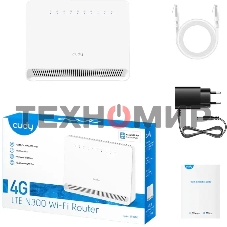 Маршрутизатор N300 Wi-Fi 4G LTE Cat.4 Router, build-in 4G LTE modem, 4 10/100M RJ45 Ports, Nano SIM Slot, 300Mbps at 2.4GHz, Internal antennas, PPTP/L2TP/OpenVPN/WireGuard VPN, DNS over Cloudflare/Google/Quad9, DDNS, SMS, Band locking, TR069/TR098/TR111/T