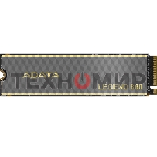 Накопитель SSD ADATA LEGEND 860, 2Tb, PCIe 4.0 x4, M.2 2280, NVMe, R/W 6000/5000, с радиатором