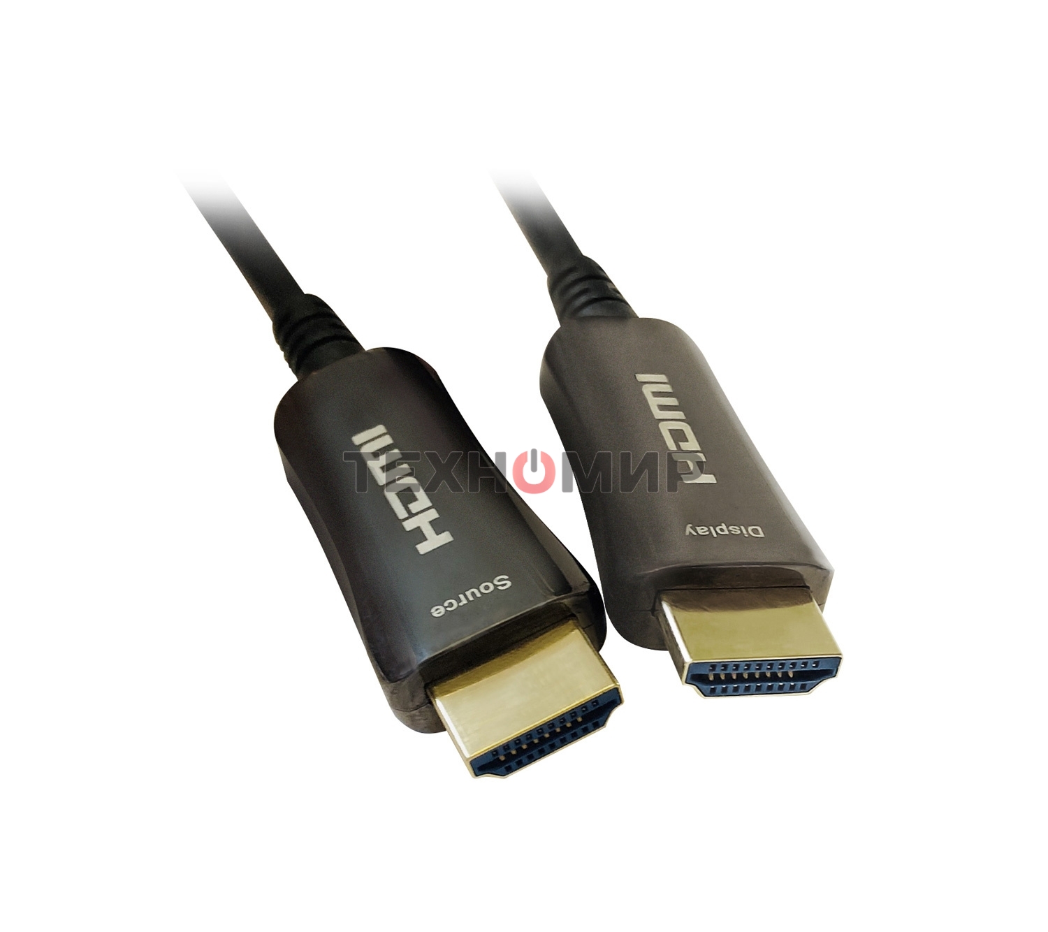 Кабель аудио-видео Digma HDMI 2.0 AOC HDMI (m)/HDMI (m) 50м. позолоченные контакты черный