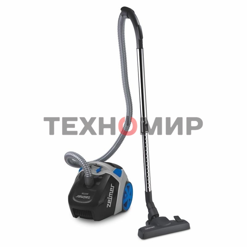 Пылесос Zelmer 81105001T черный/синий, 900 Вт, уборка сухая, пылесборник контейнер 3.5 л
