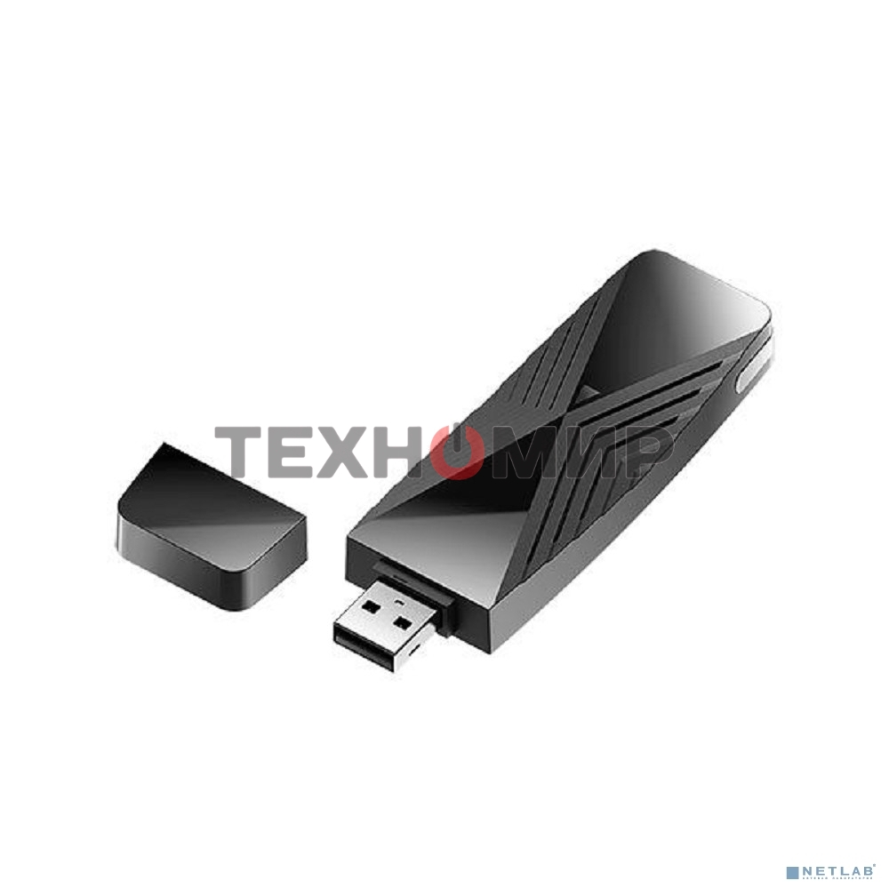 Сетевой адаптер Wi-Fi D-Link DWA-X1850 DWA-X1850/A1A AX1800 USB 3.0 (ант.внутр.)