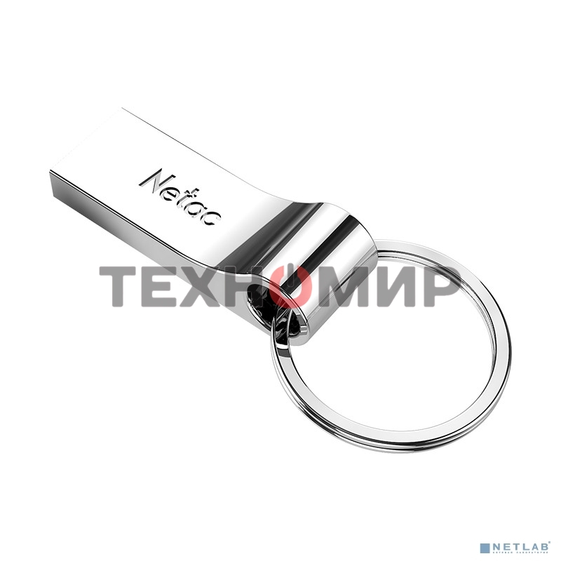 Флешка USB Netac U275 (NT03U275N-064G-20SL), 64Gb, USB 2.0, R/W 50/15, серебристый