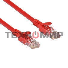 Патч-корд ExeGate UTP-RJ45-RJ45-5e-5M-RD, UTP, cat.5e, 5м, красный