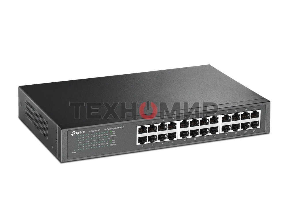 Коммутатор TP-Link TL-SG1024D Коммутатор 24-port Gigabit Switch
