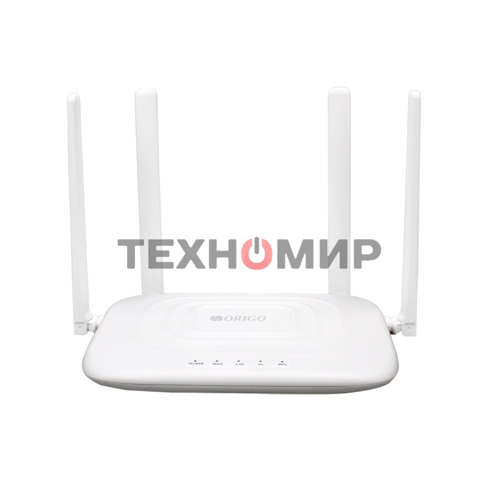 Беспроводной двухдиапазонный маршрутизатор AC1200, 1x1000Base-T WAN, 3x1000Base-T LAN, 4 внешние антенны 5 dBi