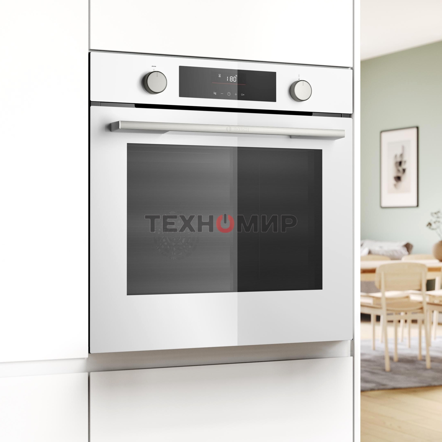 Духовой шкаф электрический Bosch HUA736EV0T белый