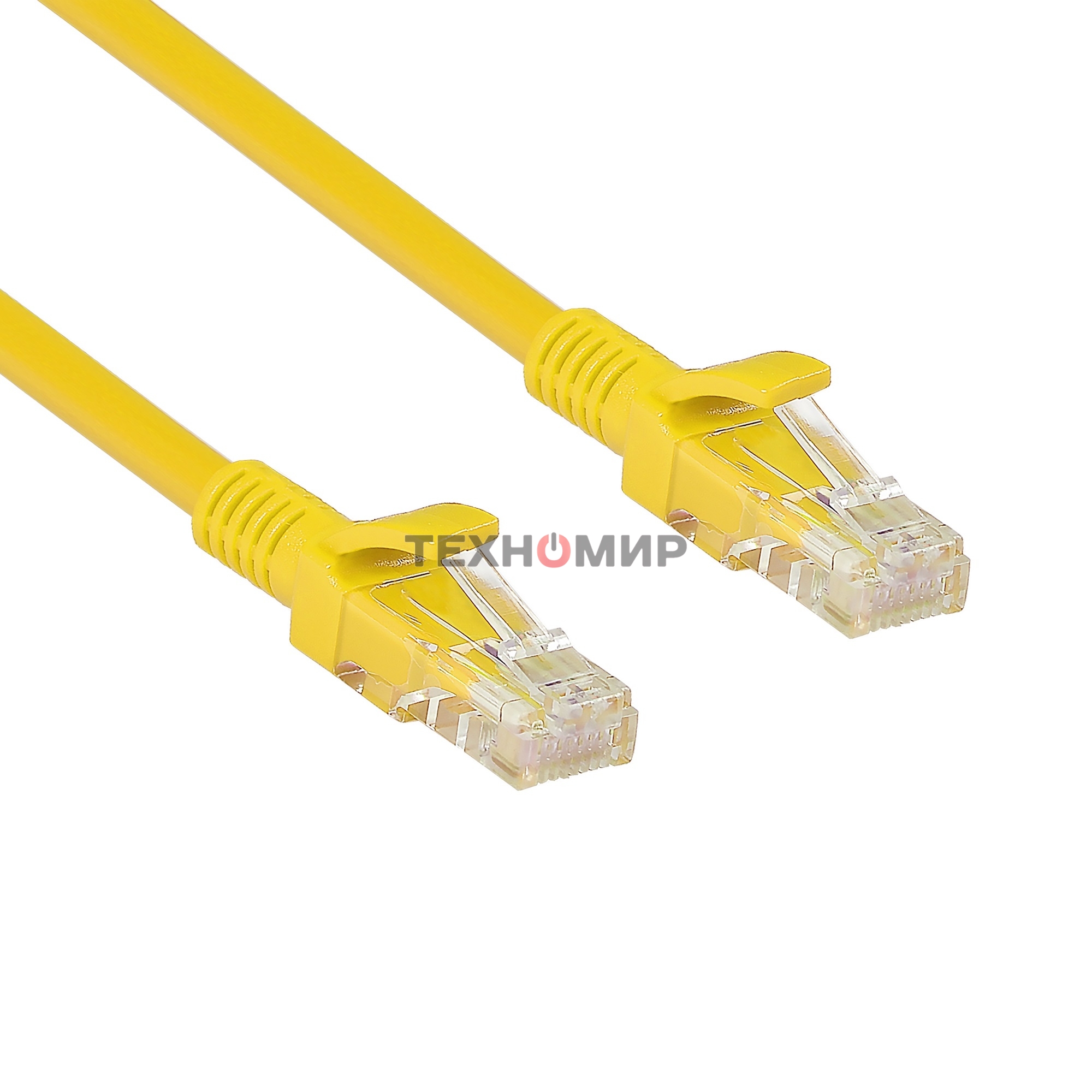 Патч-корд ExeGate UTP-RJ45-RJ45-5e-5M-YL, UTP, cat.5e, 5м, желтый