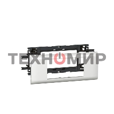 Суппорт LEGRAND 010954 Mosaic 4 модуля, с рамкой, 65мм