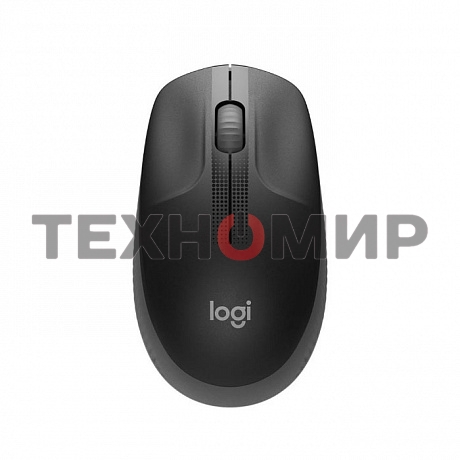 Мышь беспроводная Logitech M190 черный, 1000 dpi, радиоканал, USB, кнопки - 3