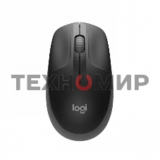 Мышь беспроводная Logitech M190 черный, 1000 dpi, радиоканал, USB, кнопки - 3