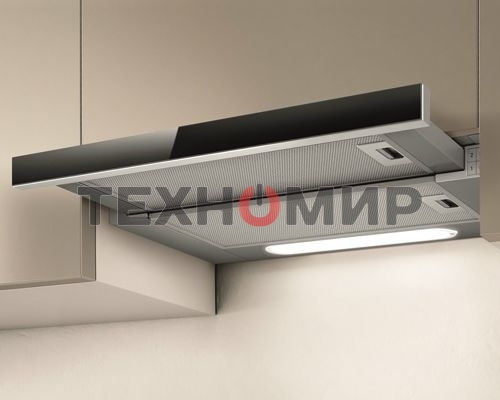 Вытяжка встраиваемая Elica Elite 14 Lux GRVT/A/60 черная, 59.8 см, 650 куб. м/ч, 62 дБ