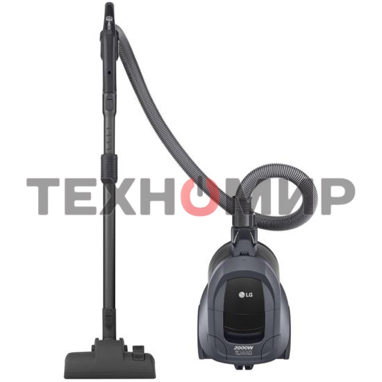 Пылесос LG VC5420NHTG серый, 380/2000 Вт, уборка сухая, пылесборник контейнер, 1.3 л