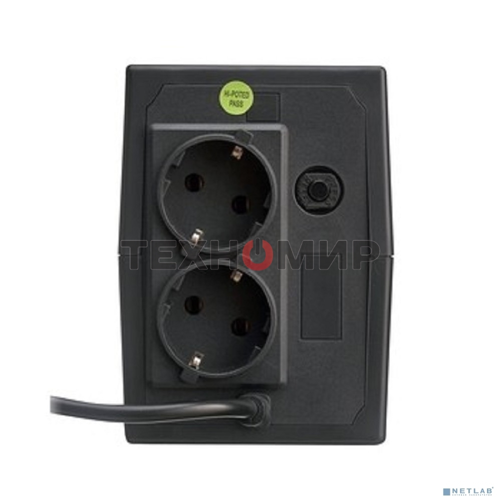 Источник бесперебойного питания ExeGate EX279215RUS Power Back BNB-450 450VA, черный, 2 евророзетки