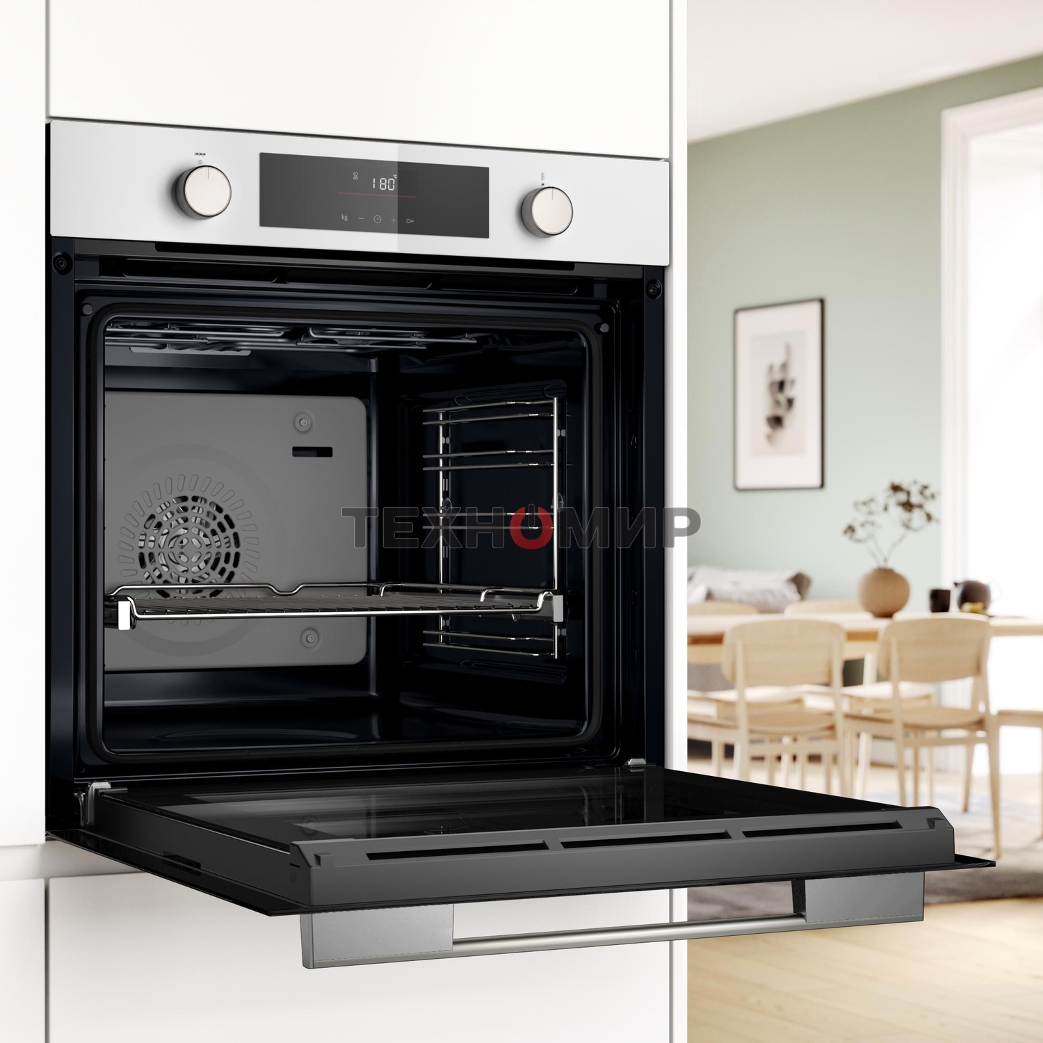 Духовой шкаф электрический Bosch HUA736EV0T белый