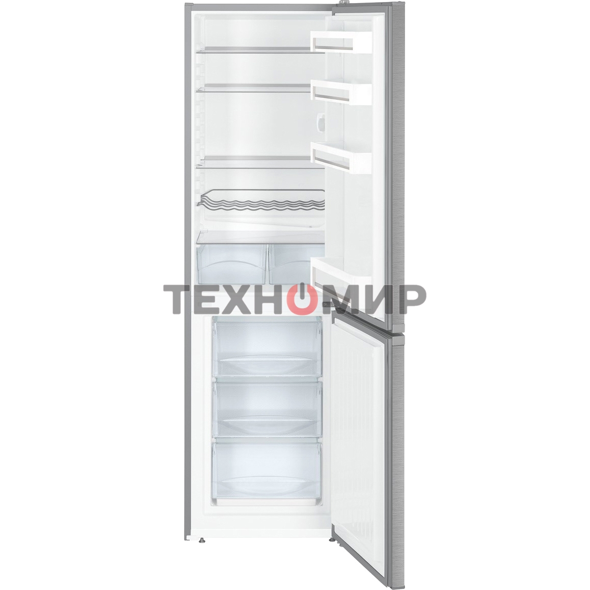 Холодильник Liebherr CUefe 3331-26 001 нержавеющая сталь двухкамерный 212/84л морозилка снизу