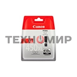 Картридж струйный Canon PGI-450XLPGb,K (6434B001) пигментный черный, 22мл (500 стр.), для PIXMA iP7240/MG6340/MG5440