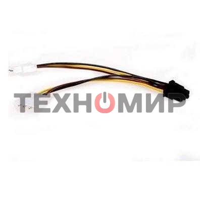 Кабель Gembird Разветвитель питания, 2xMolex->PCI-E 6pin, для подкл. в/к к б/п