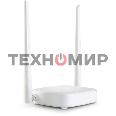 Сетевое оборудование Tenda N301 маршрутизатор 802.11n, до300Мбит/с, 2T2R, LAN: 3х10/100Мбит/с, WAN: 1х10/100Мбит/c, 2 внешние антенны 5дБи