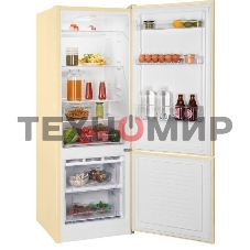 Холодильник Nordfrost NRB 122 E бежевый двухкамерный 205/70л морозилка снизу, капельная система